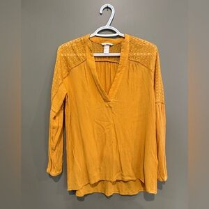 H&M Golden Yellow Blouse
